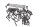 Engine screws, screw set, screw kit Kawasaki KLR 650 Tengai KL650A/B 89-94