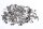 Jeu de vis, supports, pinces, cadre Kawasaki KLR 650 Tengai KL650A/B 89-94