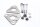 Monteringsfläns fram botten Kawasaki KLR 650 Tengai KL650A/B 89-94