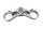 Nedre gaffelbrygga, styrhuvudets lagerfäste BMW R 1200 GS K25 0307 R12 04-07
