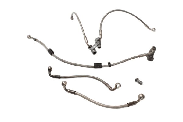 Stålflätad bromsledning fram bak ABS BMW R 1200 GS K25 0307 R12 04-07