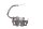 License plate holder lock BMW G 650 Xcountry E65X 0164 K15 07-10