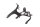Headlight bracket antler front upper Kawasaki KLR 650 Tengai KL650A/B 89-94