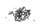 Kit de vis pour carénage, cadre et support BMW R 1200 GS K25 0307 R12 04-07