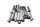 Skruesæt motorophæng sortiment BMW R 1200 GS K25 0307 R12 04-07