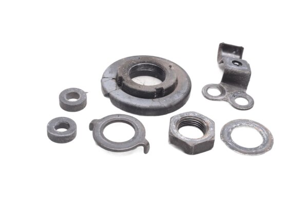 Kit de cojinetes de la dirección, espaciador, arandela, tuerca Kawasaki KLR 650 Tengai KL650A/B 89-94
