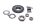 Kit de cojinetes de la dirección, espaciador, arandela, tuerca Kawasaki KLR 650 Tengai KL650A/B 89-94