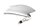 Seitenverkleidung Abdeckung links Silber BMW R 1200 GS K25 0307 R12 04-07