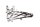Bakre ramstöd bak 46517656702 BMW G 650 Xcountry E65X 0164 K15 07-10