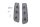Ensemble de caches pour supports de pare-brise, fixation de pare-brise BMW R 1100 RT 259 0413 96-01