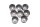 Valve tappet cup tappet set Kawasaki Versys 650 KLE 650 B LE650A 07-09