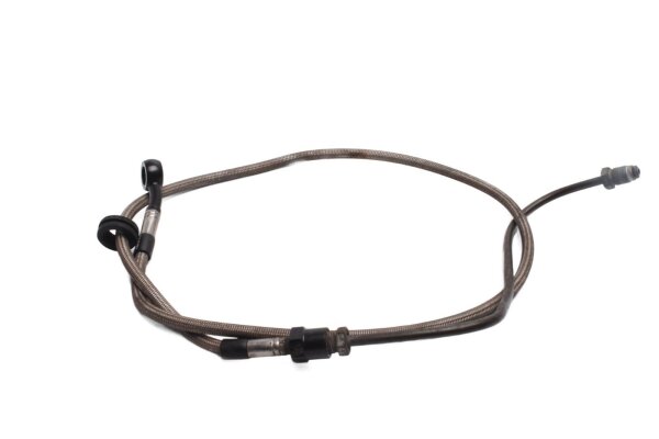 Steel braided brake line with double connection BMW R 100 GS Paris Dakar 247E 0474 89-96
