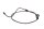 Steel braided brake line with double connection BMW R 100 GS Paris Dakar 247E 0474 89-96
