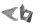 Rahmenhalter vorne rechts Geweih Kawasaki Versys 650 KLE 650 B LE650A 07-09