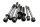 Engine mounting screw set, screws, gasket BMW R 1150 RT 0419 R22 02-05