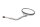 Specchietto rotondo montato sul manubrio sinistro, campo visivo BMW R 1200 C 259C 0424 97-05