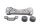 Rubberen buffer voor brandstoftankhouder Kawasaki Versys 650 KLE 650 B LE650A 07-09