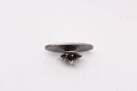 Lapel pin emblem logo badge black silver fan Buell universell