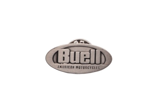 Nålmärke Märkeslogotyp Emblem Svart Silver Buell universell