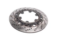 Disco freno anteriore sinistro con anello ABS forato BMW...