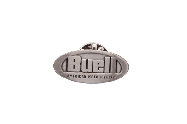 Nålmärke märkeslogotyp svart silver fanmerchandise Buell universell