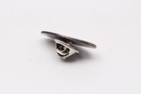 Lapel pin, logo, black/silver emblem, badge Buell universell