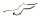 Linea di collegamento del radiatore dellolio BMW R 1150 GS Adventure R21 0441 02-05