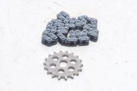 Cadena de la bomba de aceite, piñón de transmisión, motor Kawasaki Versys 650 KLE 650 B LE650A 07-09