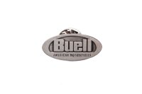 Anstecknadel Pin Emblem schwarz silber oval Badge...