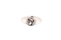 Anstecknadel Pin Emblem schwarz silber oval Badge...