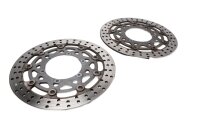 Front drilled floating brake disc set BMW F 800 GS E8GS...