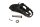Front left footrest with off-road mounting bracket BMW F 800 GS E8GS 0219 08-12