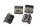 Juego de amortiguadores de goma para el bastidor trasero, amortiguador de asta BMW F 800 GS E8GS 0219 08-12
