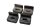 Juego de amortiguadores de goma para el bastidor trasero, amortiguador de asta BMW F 800 GS E8GS 0219 08-12