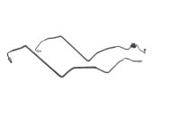 Linea freno ABS, linea idraulica posteriore BMW R 1100 RT 259 0413 96-01