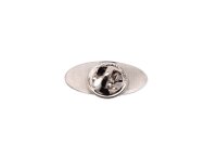 Nålmärke, kavajnål, svart/silver emblem,...