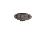 Insignia de pin Buell maleta negra plateada equipaje...