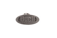 Insignia de pin Emblema Logotipo Negro Plata Buell...