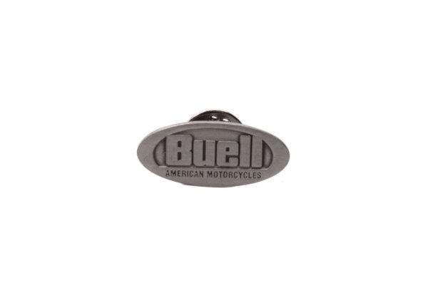 Buell logo lapel pin, black and silver, collectors item, fan item Buell universell