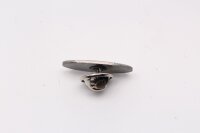 Buell logo lapel pin, black and silver, collectors item, fan item Buell universell