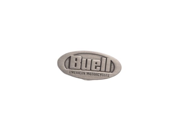 Nålmärke Märke Buell Emblem Svart Silver Tillbehör Buell universell