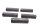 Linker handgreep, rubber, geribbeld profiel Harley-Davidson Sportster 883 XL883C 03-03