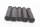 Linker handgreep, rubber, geribbeld profiel Harley-Davidson Sportster 883 XL883C 03-03