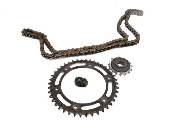Tandhjul, tandhjul, kæde, drivsæt, baghjul BMW F 800 GS E8GS 0219 08-12