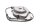 Couvercle dalternateur couvercle de stator Ducati Monster 600 Dark ZDM300AA 98-01
