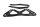 Forrudebeslagsæt, monteringsskruer BMW K 1200 GT K44 K12S 0587 06-08