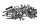 Moottorin ruuvit, ruuvisarja, kiinnitystarvikkeet BMW R 1100 RT 259 0413 96-01