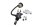 Pompe de frein arrière, cylindre de frein, système hydraulique BMW R 1150 R Rockster R28 0308 03-05