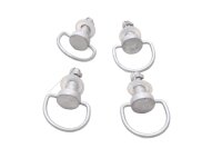 Verkleidungsschnellverschluss D-Ring Set links BMW R 1200 GS K25 0307 R12 04-07
