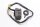 Interruttore sul manubrio sinistro: indicatore di direzione, clacson, interruttore luci Suzuki GSX 1100 G GV74A 91-96